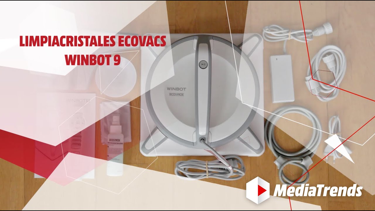 ECOVACS Winbot 930 Robot Laveur De Vitres 30,7*30,7*12,4 cm