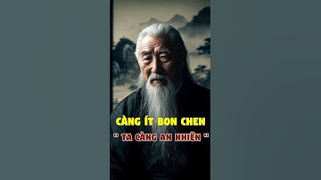 Càng ít bon chen, ta càng an nhiên #loidayconhan #baihoccuocsong #trietlysong #cổnhândạy  #trietly