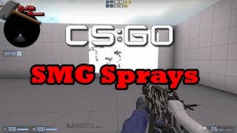 CSGO ALL SMG Spray Patterns  as of 2019