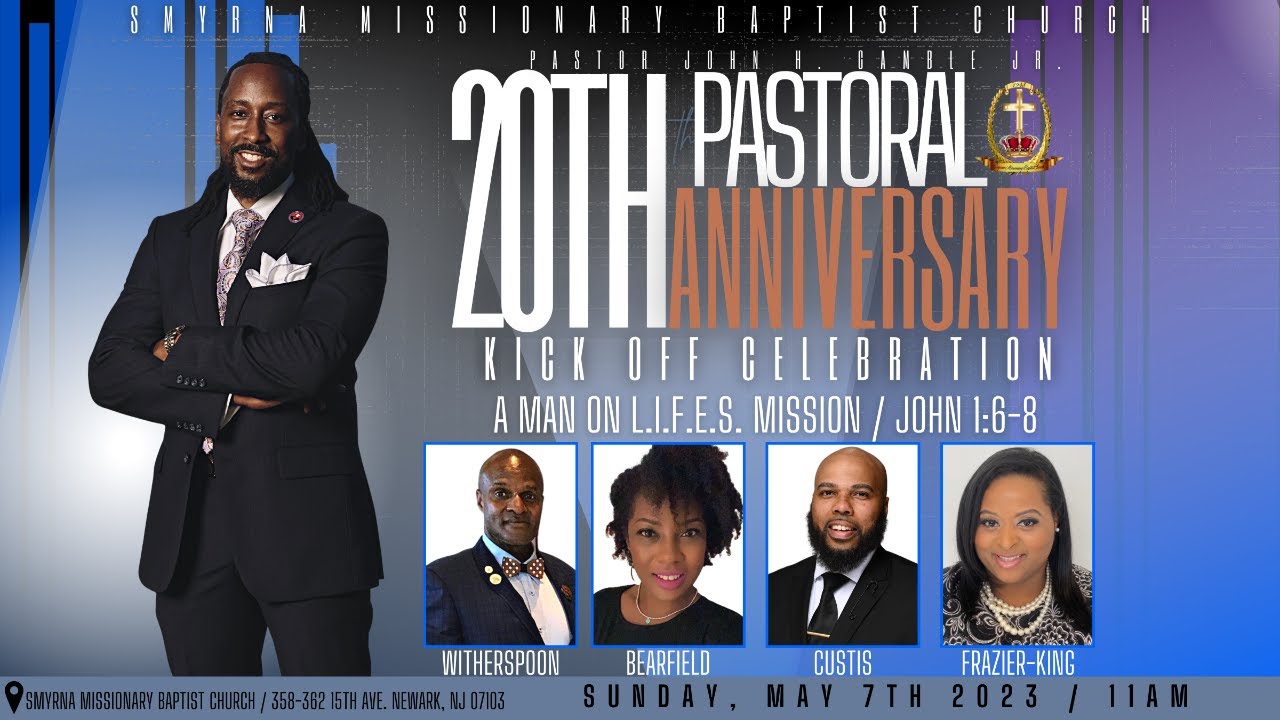Pastor Gamble's 20th Anniversary KickOff Celebration YouTube