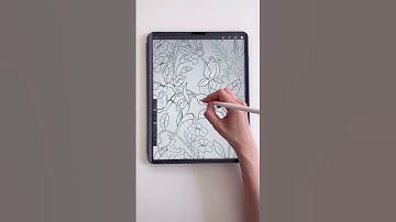 Draw with me #procreate #patternmaking #patterndrawing #illustration