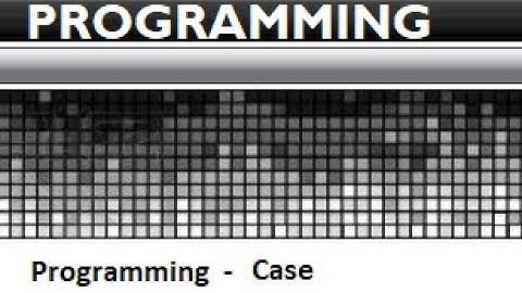 Programming - Module 3 Assignment: Case Programming Assignments (2 and 3)