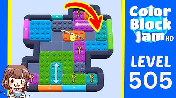 Color Block Jam Level 505 Solution Walkthrough
