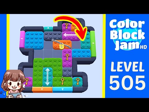 Color Block Jam Level 505 Solution Walkthrough