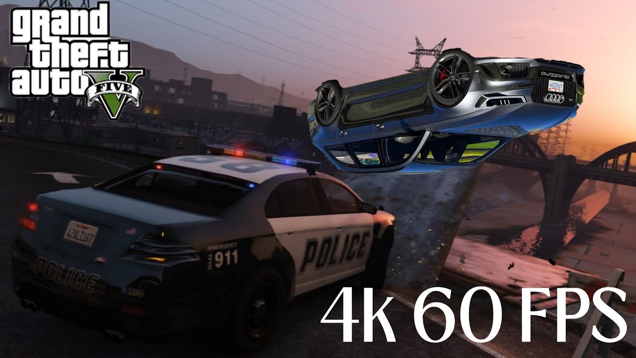 GTA V – 5 Star Police Escape After Epic Street Fight (No Commentary ...