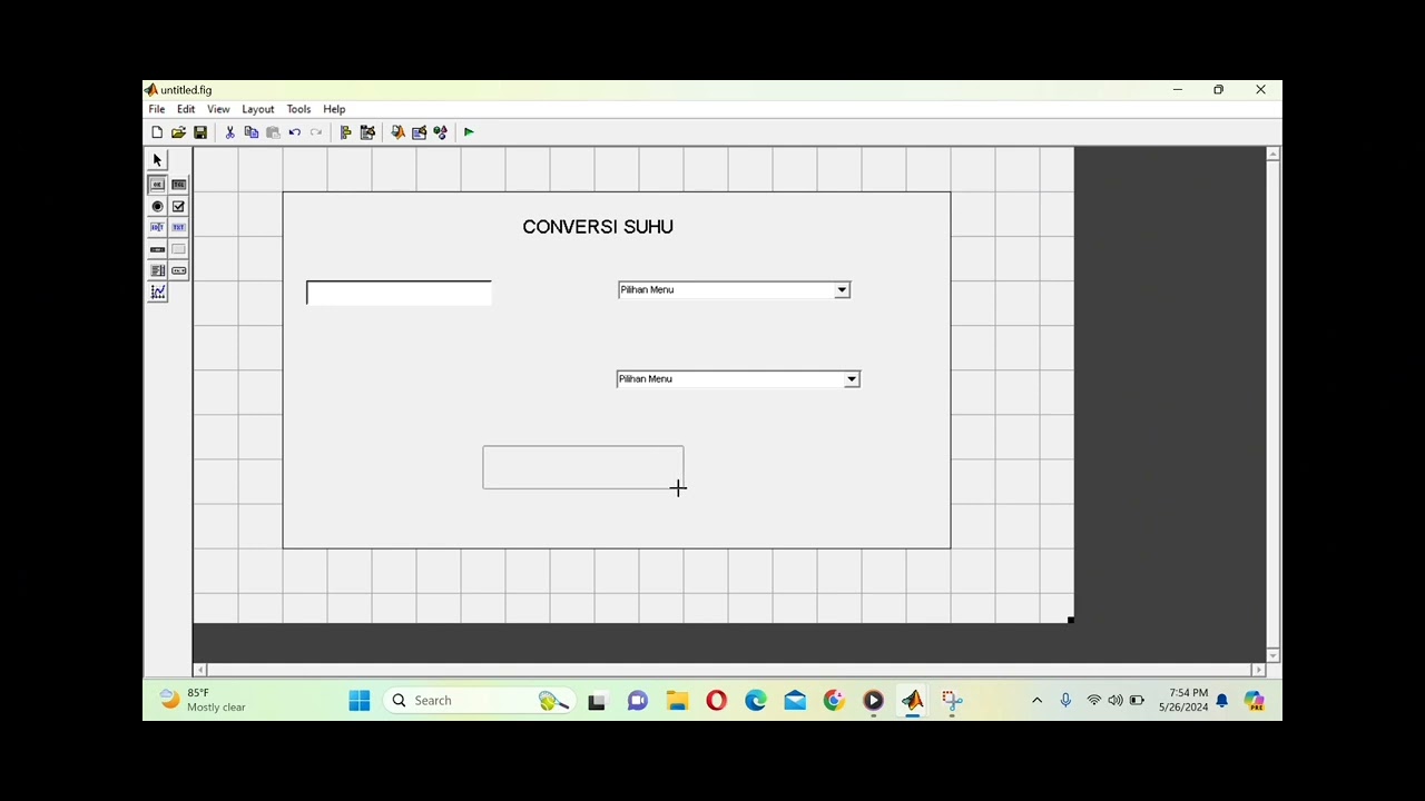 membuat sistem konversi suhu menggunakan python -... Membuat GUI MATLAB pada materi fisika ( Konversi suhu ) - YouTube