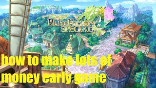 To make lots of money pretty quick and easy in rune factory 4 special
you first need farm yams ( sweet potatoes ) once your comfortable with
your...
