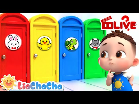🔴Someone's Knocking on the Door | Learn Animals | Toddler Songs & Preschool Learning | LiaChaCha