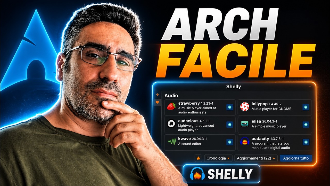 Thumbnail del video Installare pacchetti su Arch? Ora è banale con Shelly