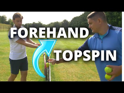 How To Hit Topspin On Your Forehand - Windshield Wiper Technique in Tennis