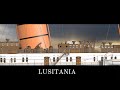 Lusitania Sail-past Vignette by OCEANLINER DESIGNS