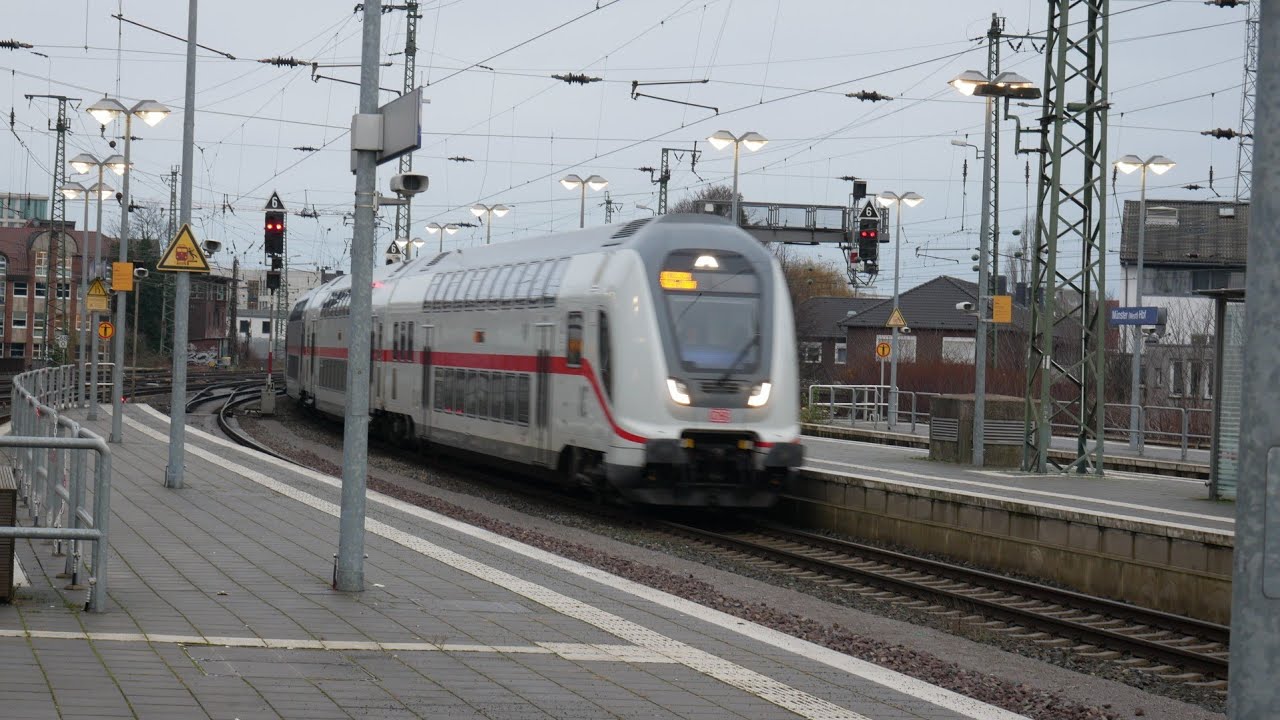 Züge in Münster (Westfahlen)  HBF (4K)
