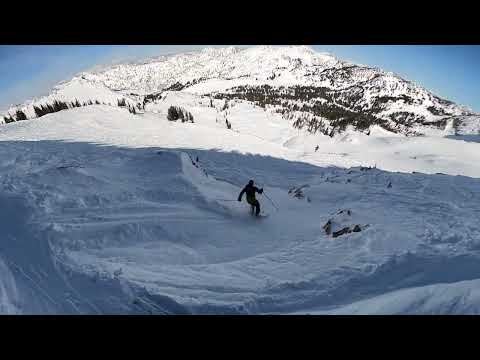 Alta Skiing - Baldy and Cecret Chutes!!