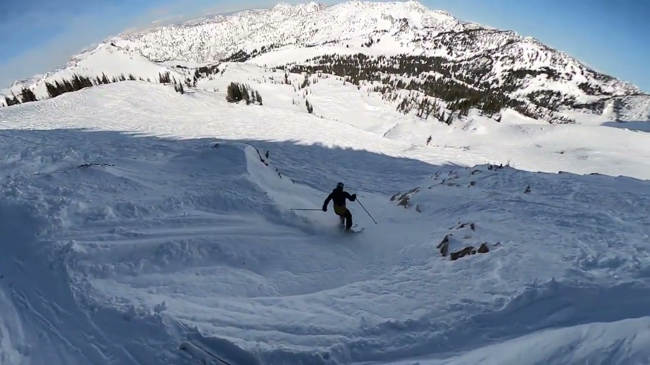 Alta Skiing - Baldy and Cecret Chutes!!