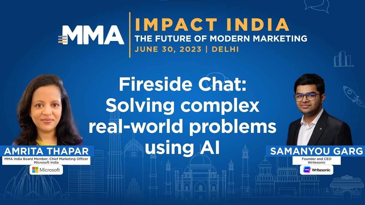 Fireside Chat: Solving complex real-world problems using AI