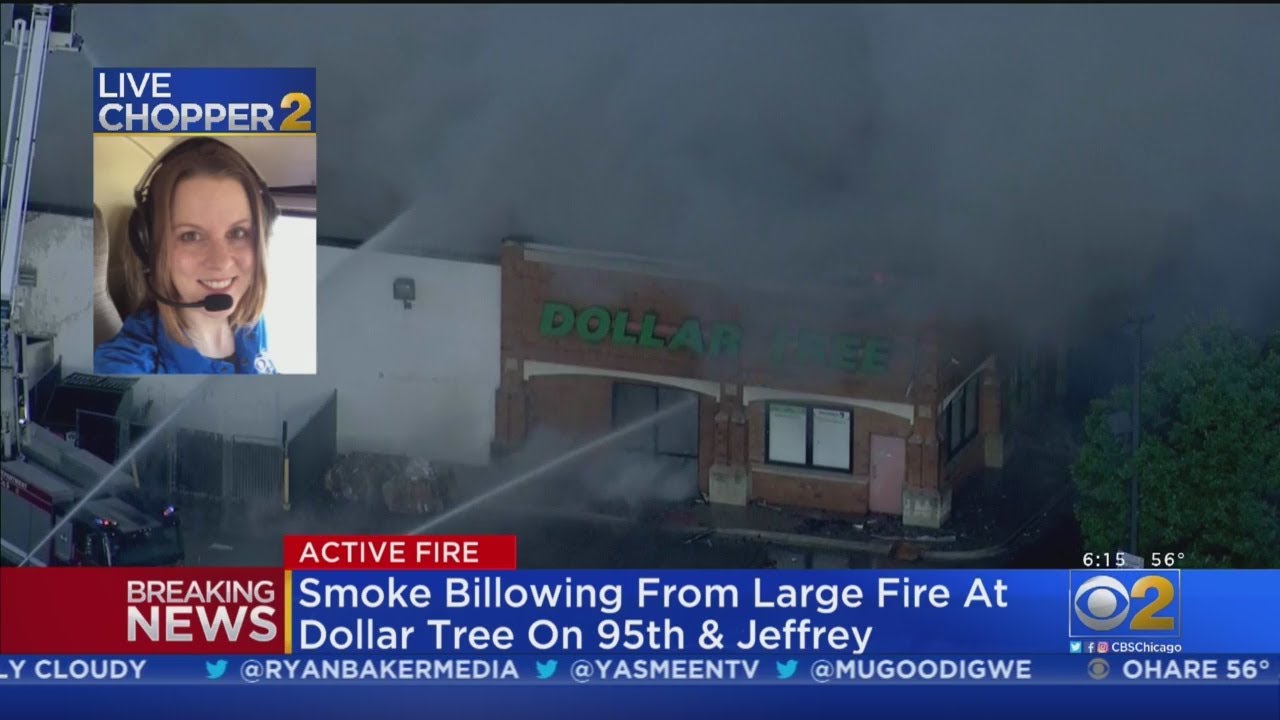 Crews Responding To Large Fire At Dollar Tree Near Calumet Heights