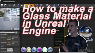 How to create a GLASS Material in Unreal Engine
