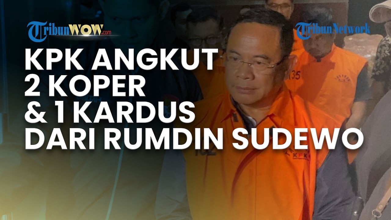 Pasca-OTT Sudewo, KPK Angkut Koper dari Rumah Dinas Bupati Pati seusai Lakukan Penggeledahan 6 Jam