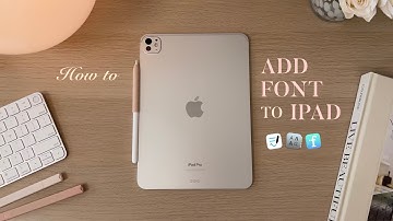 How to Install Fonts on iPad📱✍🏻 | Step by step guide, iPadOS18, Goodnotes 6