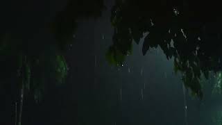 A Luxury Tokyo Hotel Room  Rain, Wind and Thunder sounds For Sleeping  4K  8Hrs