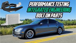 Integrated Engineering Air Intake, Turbo Inlet & Intercooler Performance Test - Audi B9 S4