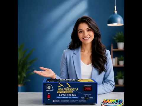 Samco 24V 20A Digital SMPS Electric Stacker Battery Charger video thumbnail