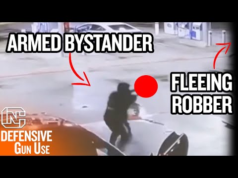 Armed Bystander Shoots Fleeing Gas Station Robber In Texas Was It Justified?