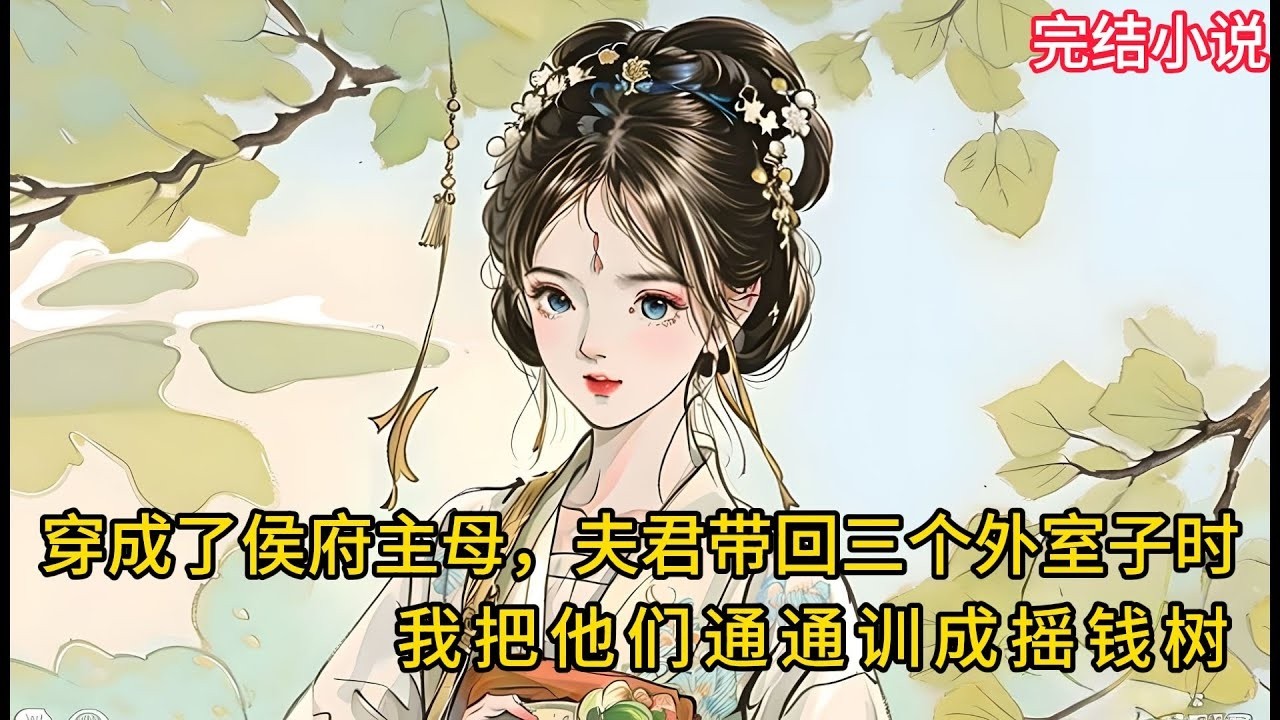 【一口氣看完 】穿成了侯府主⺟，夫君带回三个外室子时，我把他们通通训成摇钱树