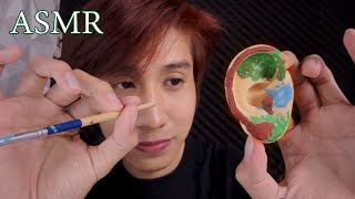 ASMR ลงศิลปะในหูคุณ! Painting your ear