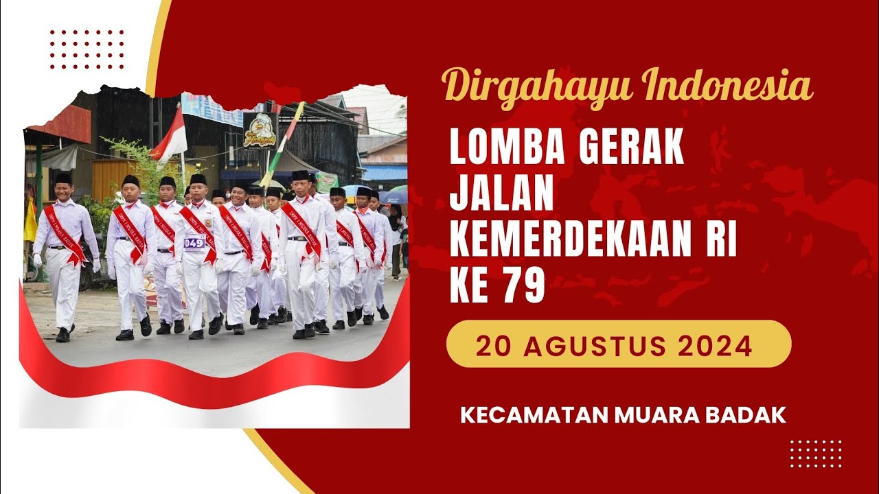 Lomba Gerak Jalan | HUT RI Ke 79 | Kec.Muara Badak