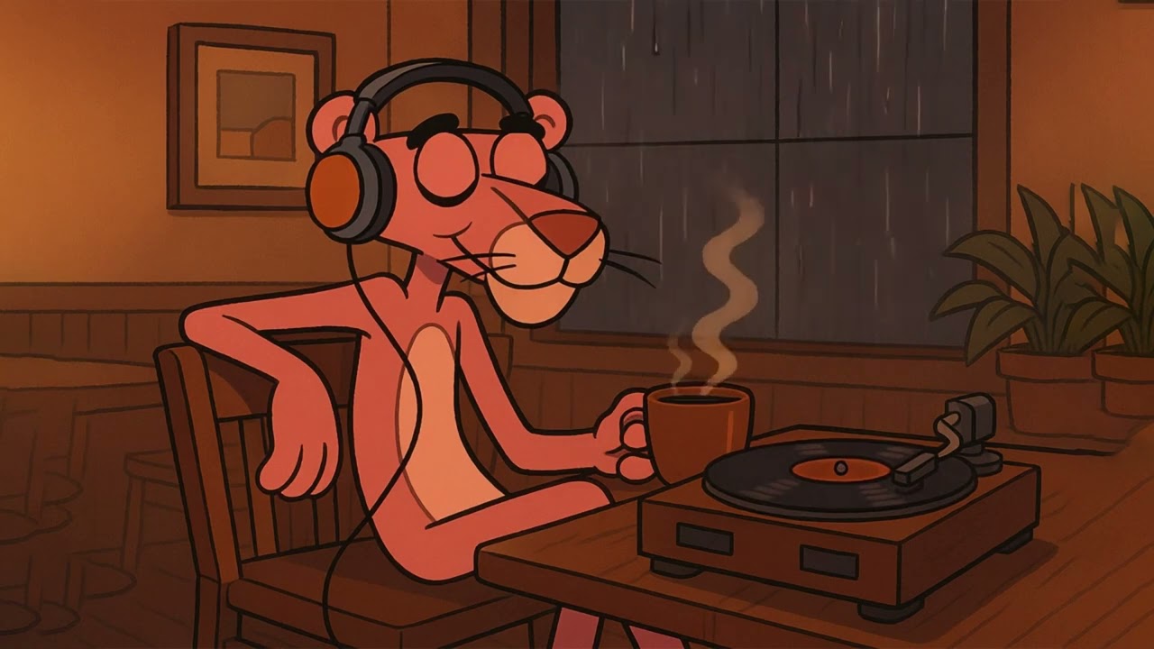 Pink Panther Vibes 🐾 Relaxing Lofi Beats for Study, Chill & Sleep | Aesthetic Chillhop Mix