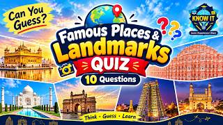 Explore India Through This Amazing Landmark Quiz! 🗺️ Explore India Through This Amazing Landmark Quiz! 🗺️