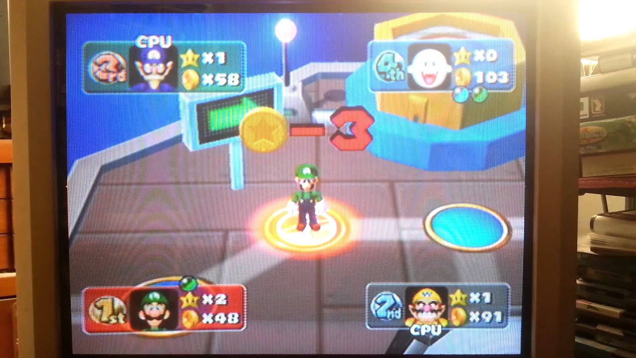 More MARIO PARTY! Nintendo Gamecube Freeze & Frets Playing Some Video