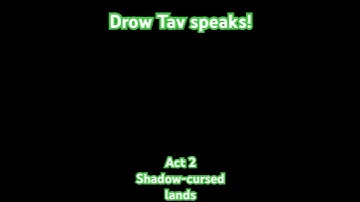 I got my drow Tav to say the line lol #bg3 #baldursgate3 #gaming #baldursgate3edit #bg3edit #clips