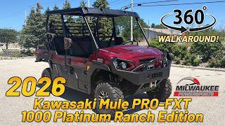 Walkaround | 2026 Kawasaki Mule PRO FXT 1000 Platinum Ranch Edition