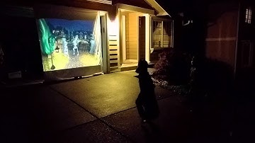 Halloween Kinect graveyard