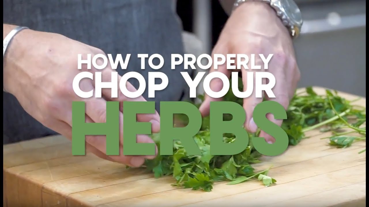 HOW TO Properly Cut Your HERBS! YouTube