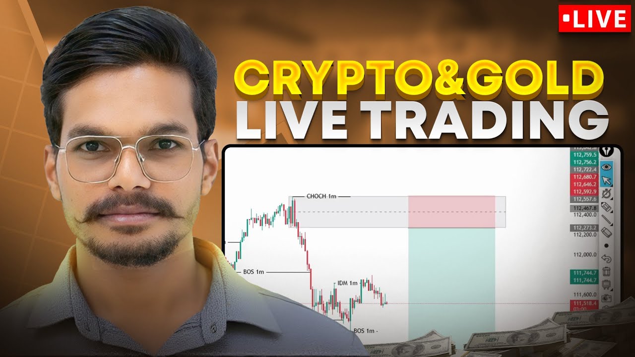 Live Trading Bitcoin Gold | Crypto Strategy | XAUUSD Analysis | 15 FEB