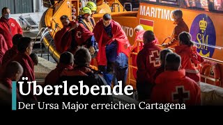 Überlebende Des Gesunkenen Russischen Frachtschiffs Ursa Major Erreichen Cartagena Rnd Ap1E