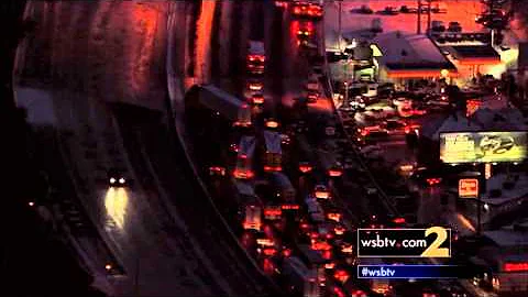 RAW VIDEO: NewsChopper over I-75 in northwest Atla...