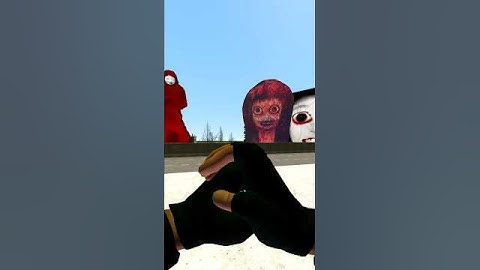 Aka Manto, Aheno And Tomino Chase me in The Road Nextbots Gmod