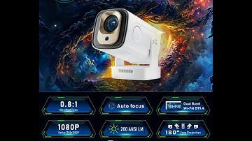 Touyinger K7 mini projector with Android 11.0  Auto focus Short focus