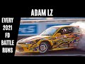 Adam LZ - Every 2021 Formula Drift Battle Runs