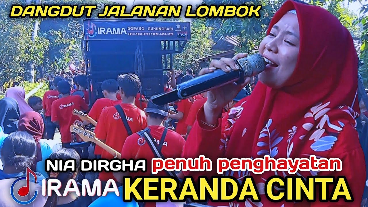 NIA DIRGHA TERLALU MENGHAYATI DI LAGU[]KERANDA CINTA[] irama dopang