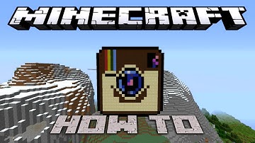 Minecraft ~8 Bit~ HOW TO : Instagram Logo (Tutorial) /W Killerkev