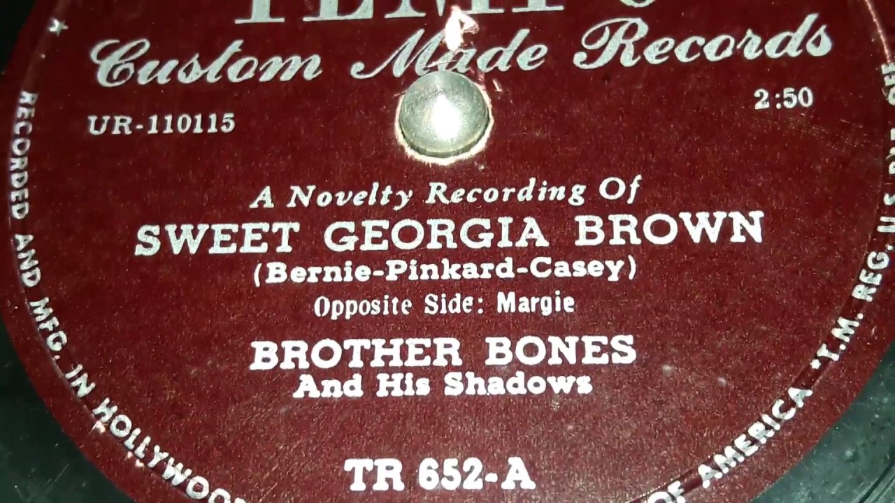 Brother Bones and His Shadows Sweet Brown (1948) YouTube