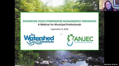 Model Stormwater Ordinance Webinar 9.9.2020