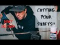How To CUT Golf Clubs and Regrip Them At Home - Shortening Clubs Made EASY! Golf Pride Grips