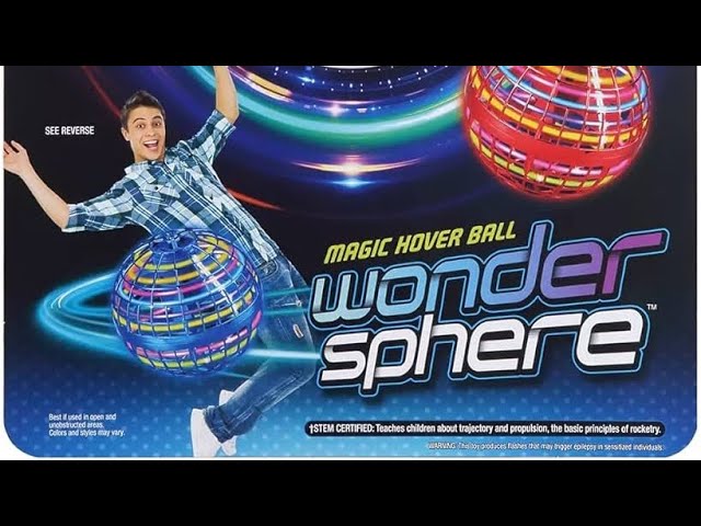 Wonder Sphere Magic Hover Ball- Blue Color- Skill Level Easy- STEM