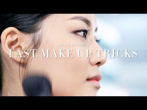 5 分鐘偽素顏化妝術！新手快速遮瑕、眼影、光陰影妝容教學 No Makeup Makeup Tutorial｜Harper's BAZAAR TV